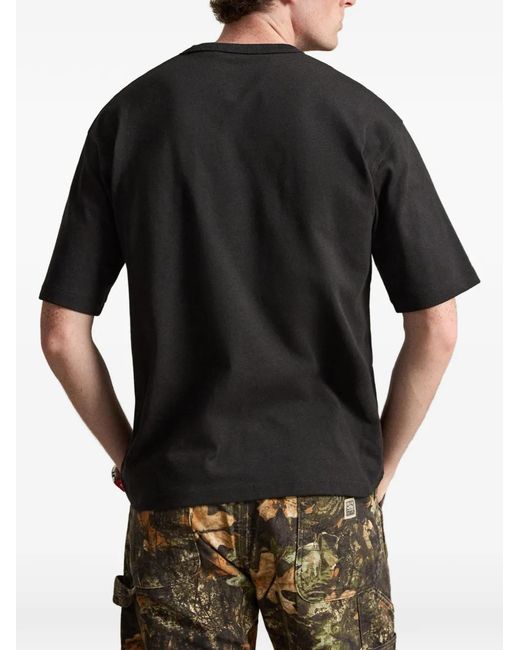 Polo Ralph Lauren Black Relaxed Fit Polo Sport T-Shirt