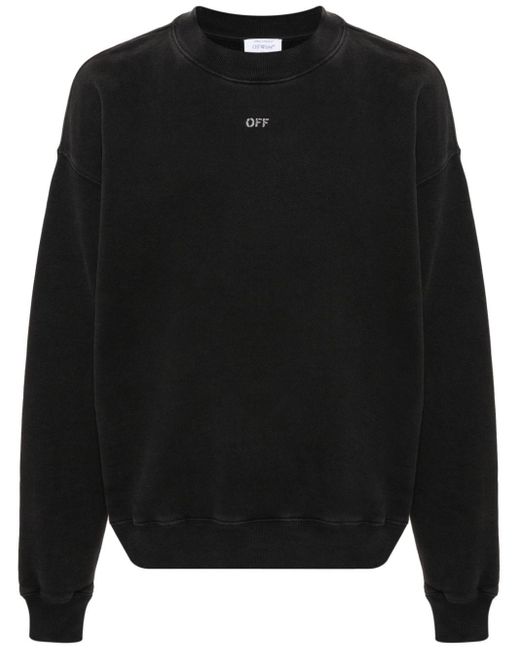 Off-White c/o Virgil Abloh Katoenen Sweater in het Black voor heren