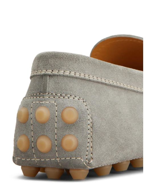 Tod's Gray Gommino Bubble Loafers for men