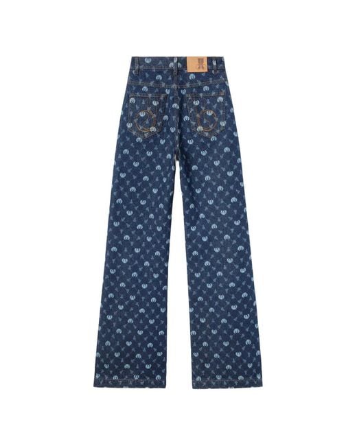LaDoubleJ Blue Jean À Carreaux
