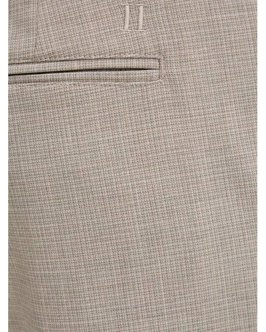 Les Deux Gray Check-Pattern Tailored Trousers for men