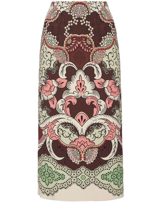 LaDoubleJ Brown Pencil Skirt