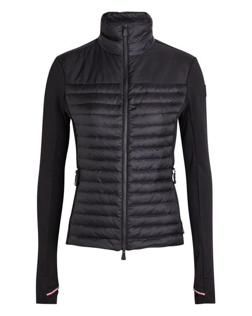 Moncler Black Zip-Up Puffer Jacket
