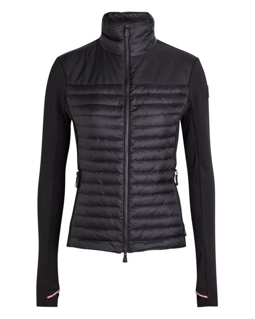 Moncler Black Zip-Up Puffer Jacket