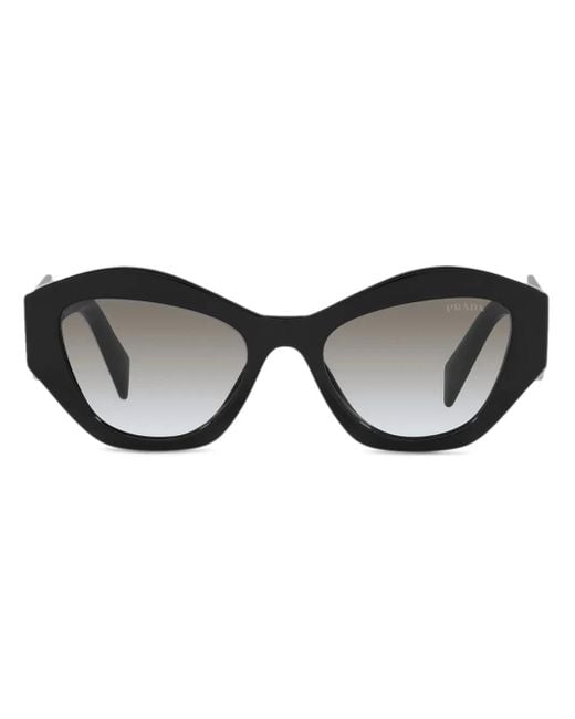 Prada Brown Pr 07Ys Oversize-Frame Sunglasses