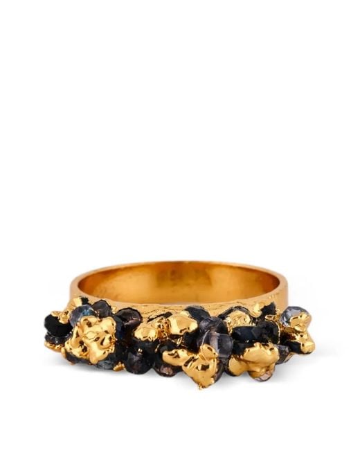FENOMENA Metallic Sapphire Chunk Ring