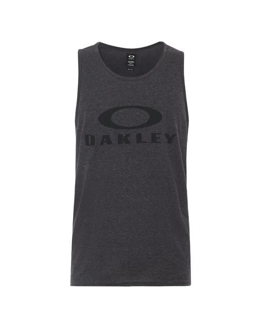 Oakley Gray Logo-Print Tank Top for men