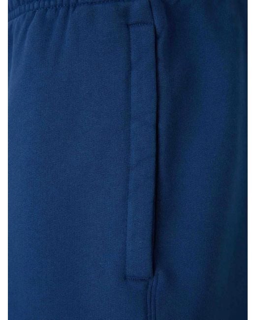 Canada Goose Blue Elasticated-Waistband Logo Shorts for men