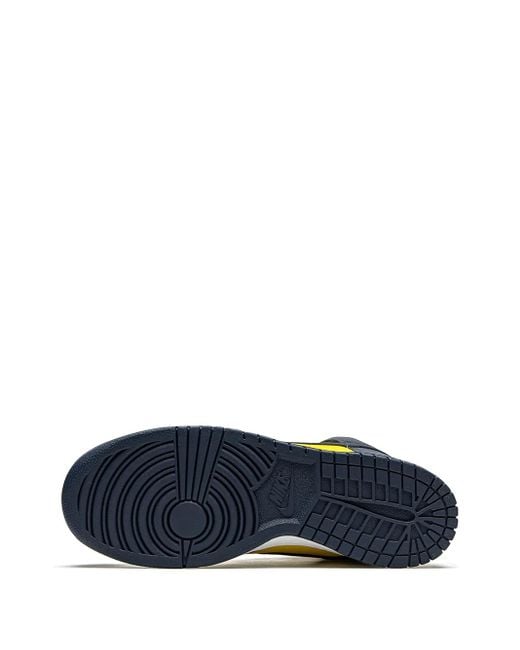 Nike Yellow Dunk High Sp "Michigan" Sneakers for men