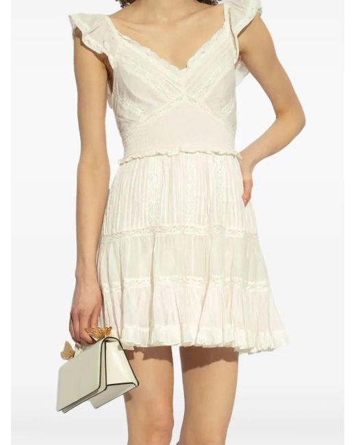 LoveShackFancy Natural Presline Dress