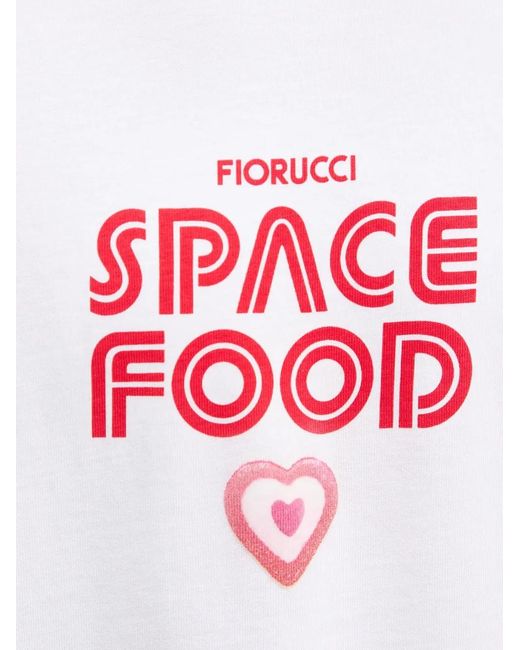 Fiorucci White Slogan-Print T-Shirt for men