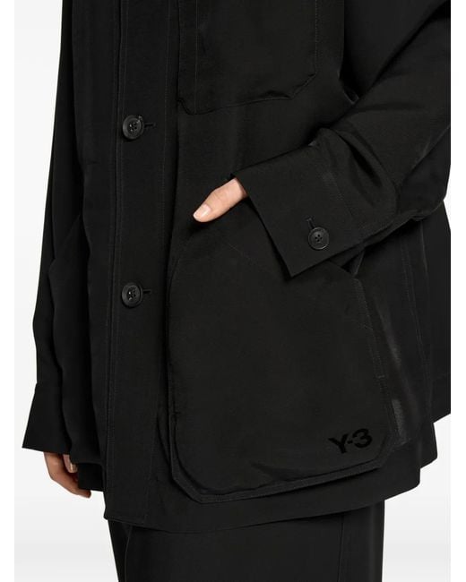 Y-3 Black Chore Jkt/Shrt