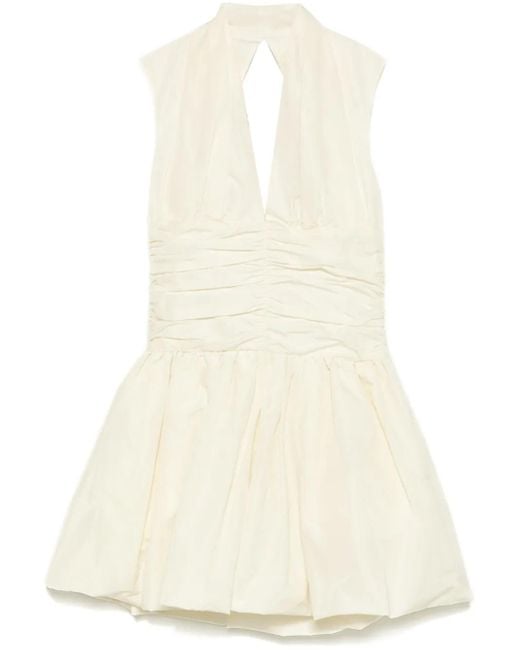 Patou オープンバック ミニドレス White