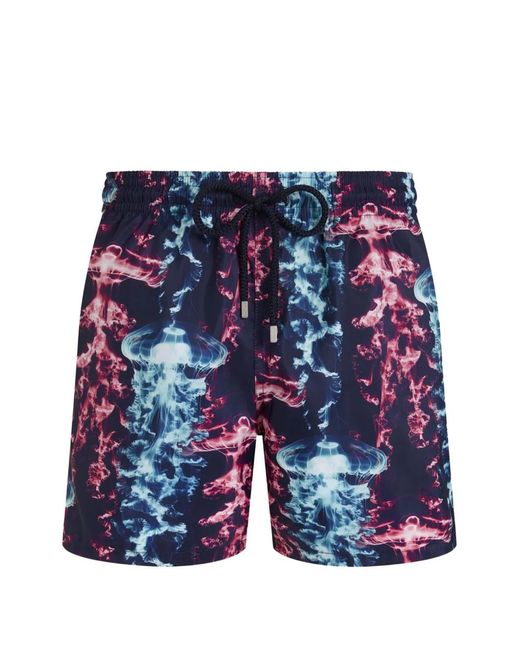 Vilebrequin Blue Short De Bain Mahina À Imprimé Graphique for men
