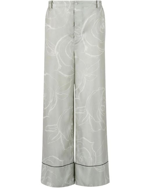Marni Aurora シルクツイルパンツ Gray