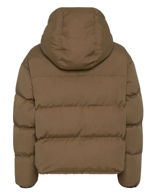 DSquared² Green Icon New Generation Utility Hooded Puffer Jacket for men