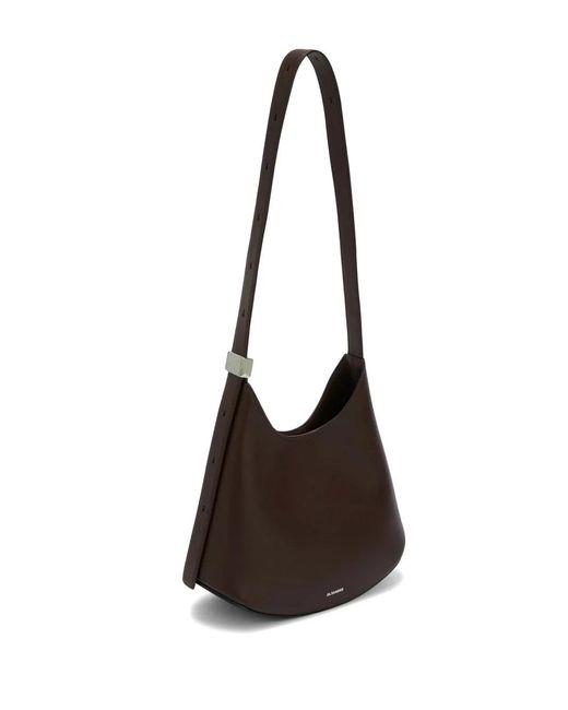 Jil Sander White Eldorado Small Shoulder Bag