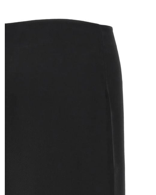 MISENITHE Black Jude Wrap Mini Skirt