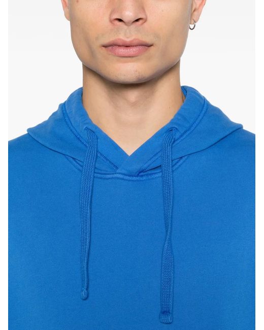 Stone Island Blue 6100062 Organic Cotton Fleece Sweater for men