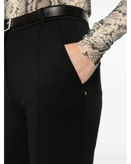 Sportmax Black Slim-Fit Jersey Trousers