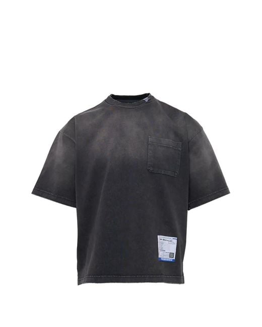 Maison Mihara Yasuhiro Blue Distressed Pocket T-Shirt for men