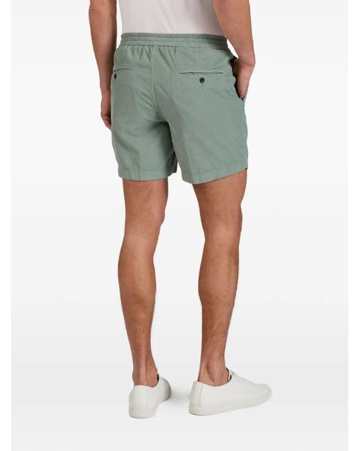 Incotex Green Corduroy Shorts for men