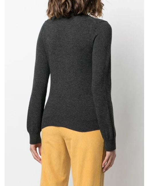 Top con parche de corazones COMME DES GARÇONS PLAY de color Gray