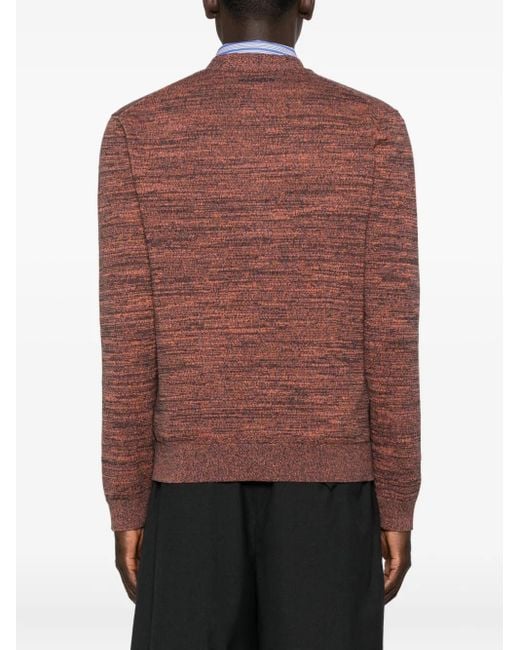 J.W. Anderson Brown Button-Front Speckled Cardigan for men