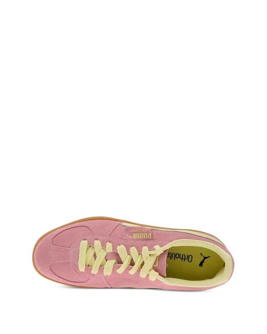 PUMA Pink Palermo Lace-Up Fastening Sneakers