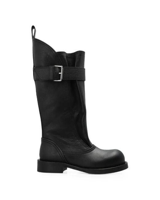 IRO Black Buckled Leather Boots