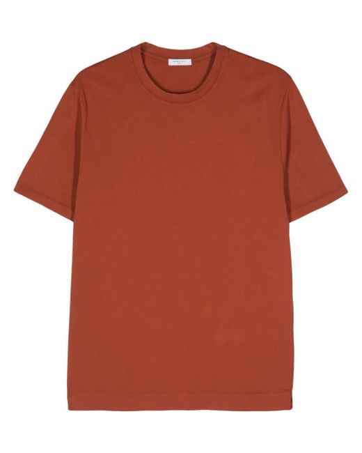 Boglioli Orange Jersey Cotton T-shirt for men