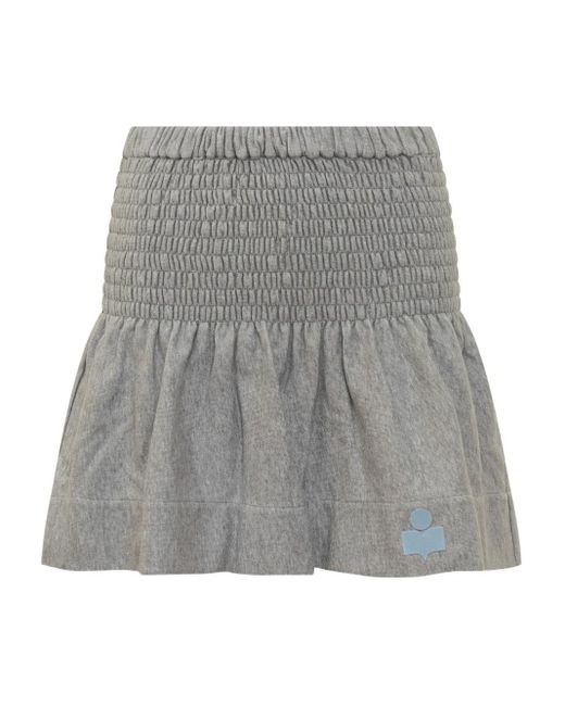 Isabel Marant Pacifica Mini-Rok in het Gray