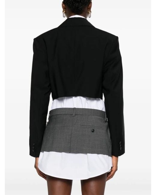 Alexander Wang クロップド ジャケット Black