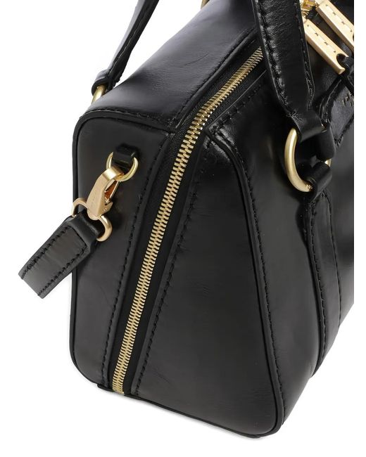 The Bridge Black Leather Tote Bag