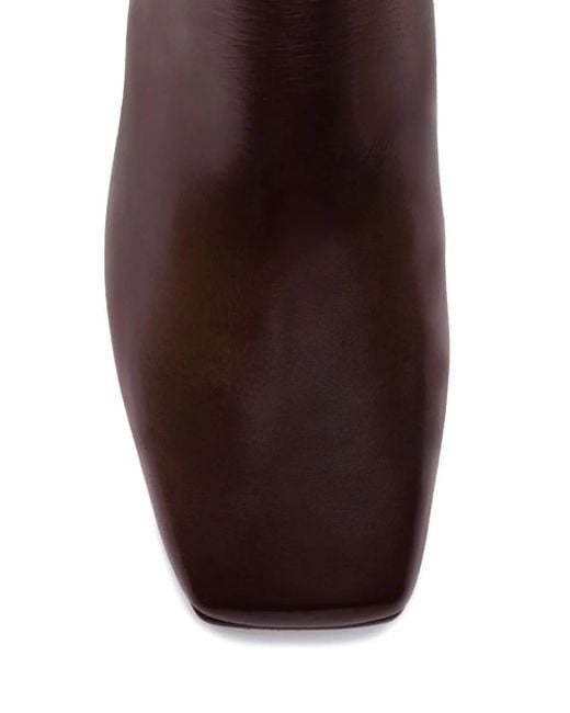 Bernardo Brown Barnes Square-Toe Riding Boots