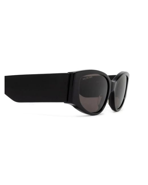 Balenciaga Brown Logo-Print Cat-Eye Sunglasses