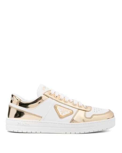 Prada White Downtown Sneakers