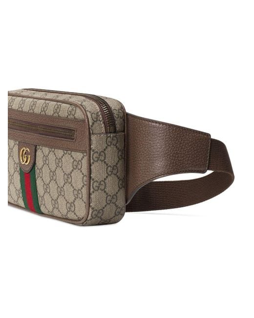 Gucci Brown Ophidia Belt Bag for men