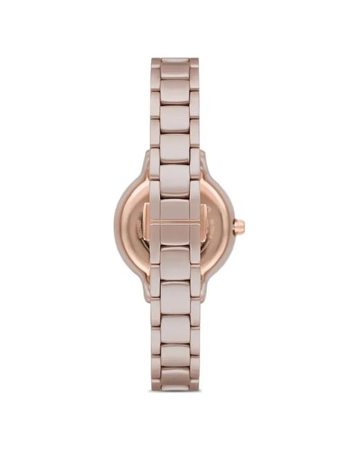 Emporio Armani Metallic Round-Shape 32Mm Watch