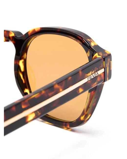 Prada Natural Tortoiseshell-Effect Sunglasses for men
