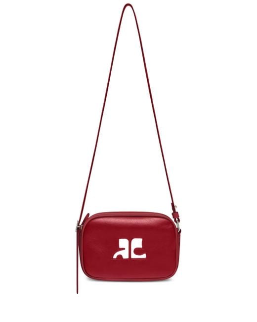 Courreges Red "Reedition" Camera Bag