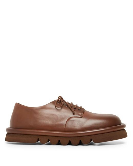 Zapatos derby con suela gruesa Marsèll de hombre de color Brown