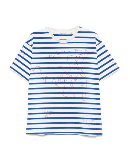 Bode Blue Margate T-Shirt for men