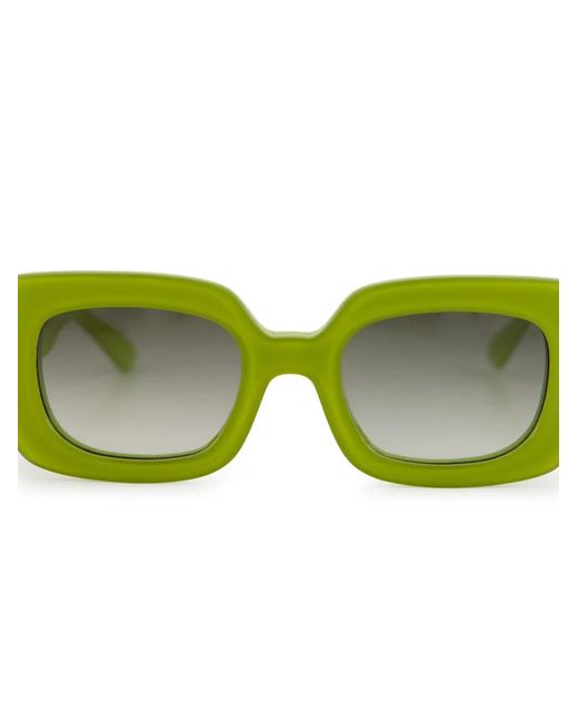 Emmanuelle Khanh Green Pamela Sunglasses