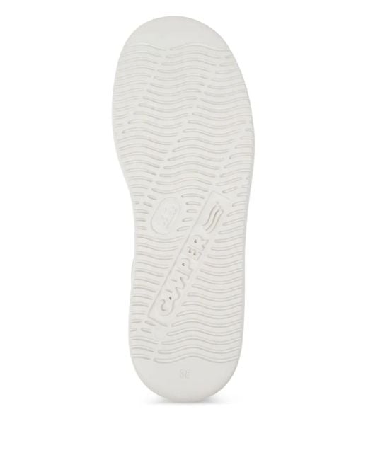 Camper White K21 Twins Leather Panelled Sneakers