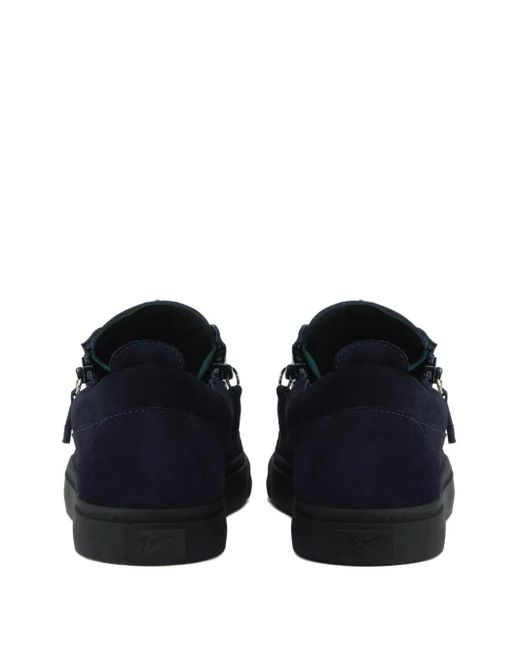 Giuseppe Zanotti Blue Frankie Zip-Lace Sneakers for men