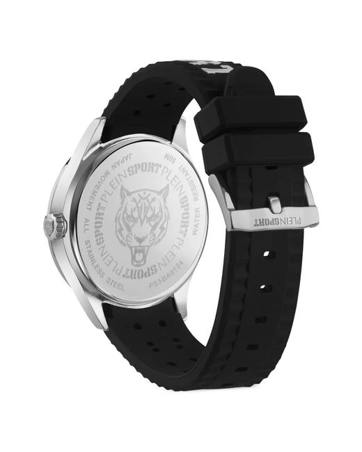 Philipp Plein Black Lineman 45Mm for men