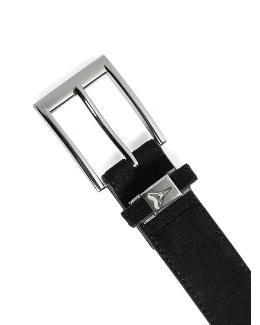 Manière De Voir Black Buckle Belt for men