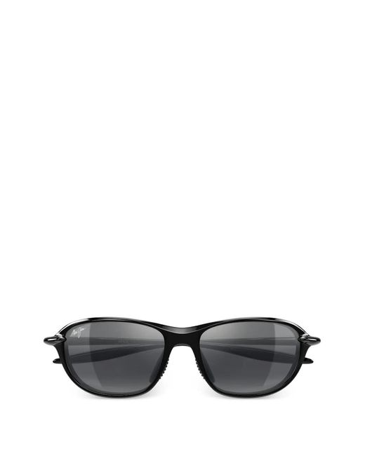 Maui Jim Black Ho'Okipa Ultra R Polarised Sunglasses for men