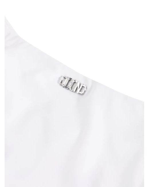 DSquared² White Logo-print Bikini Thong
